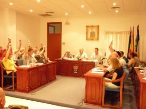 Pleno en Rojales en una fotografía de archivo
